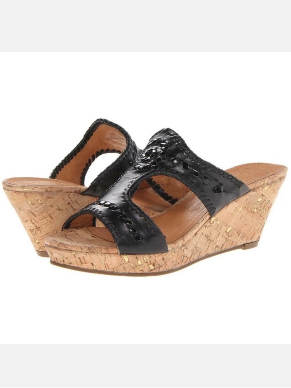 Jack Rogers Emilia Wedge Sandals Cork